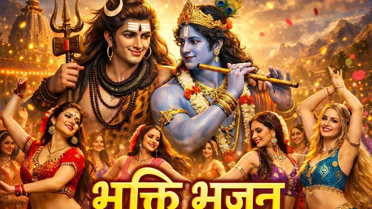 श्री कृष्ण की रासलीला में जब पहुंच गए महादेव नारी रूप में bhakti Bhajan | Bhakti song | hindi Bhajan