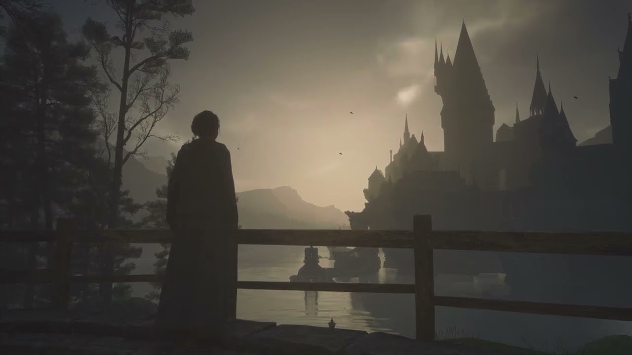 Hogwarts Legacy Walking Tour | Hogsmeade, Station & Castle Walk 🌙 [4K]