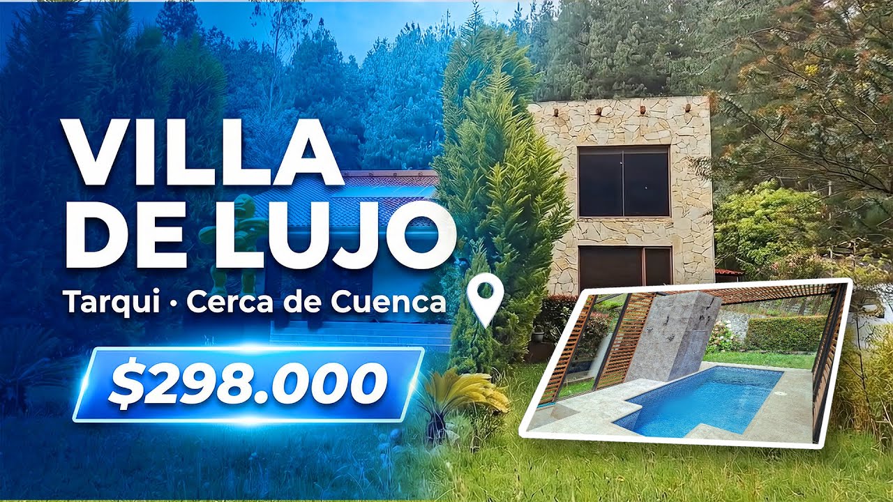 Hermosa Villa de Venta en Tarqui, Cuenca