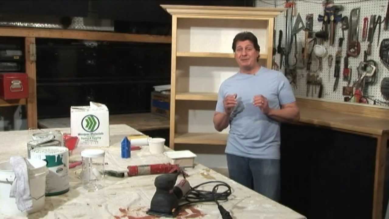 Paint A BookCase Easy