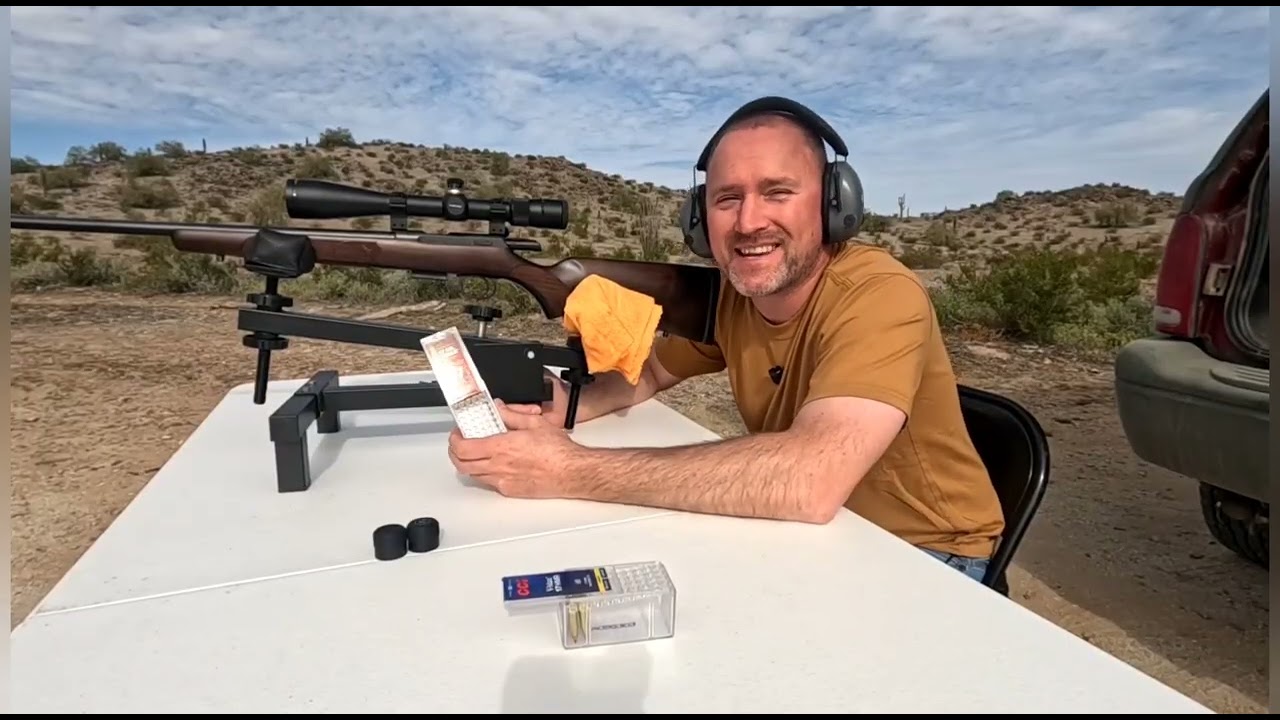 CZ 457 American 17HMR first outing.