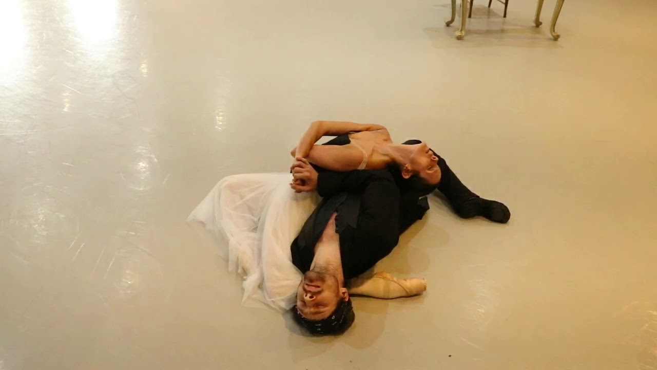 Primer ensayo completo de Onegin. First complete rehearsal of Onegin. April, 2019. Final pas de deux