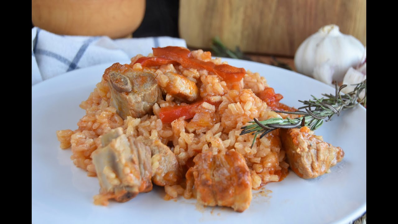 ARROZ CON COSTILLAS DE CERDO MUY FÁCIL