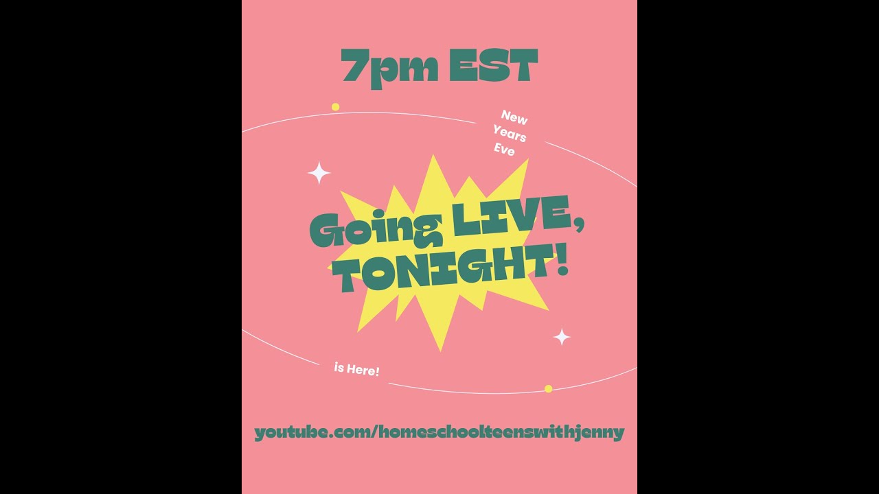 LIVE WITH JENNY - NEW YEARS EVE - SECOND SEMESTER 