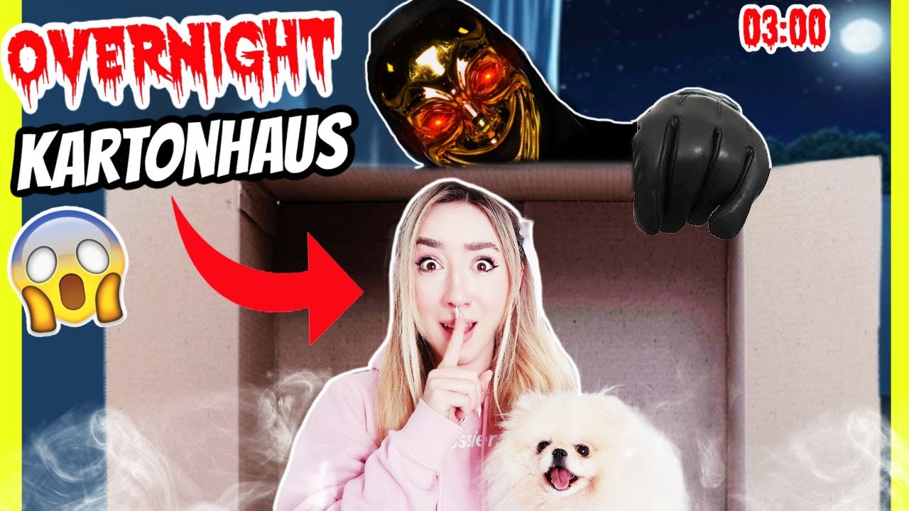 Baue niemals ein KARTON HAUS & übernachte in BOXFORT wenn GESTALT da ist (Sleep OVERNIGHT CHALLENGE)