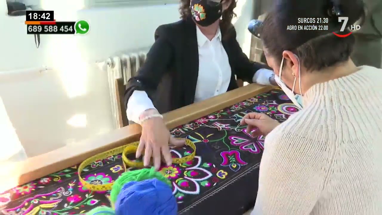 El bordado carbajalino, uno de los más bonitos del mundo | Castilla y León Directo