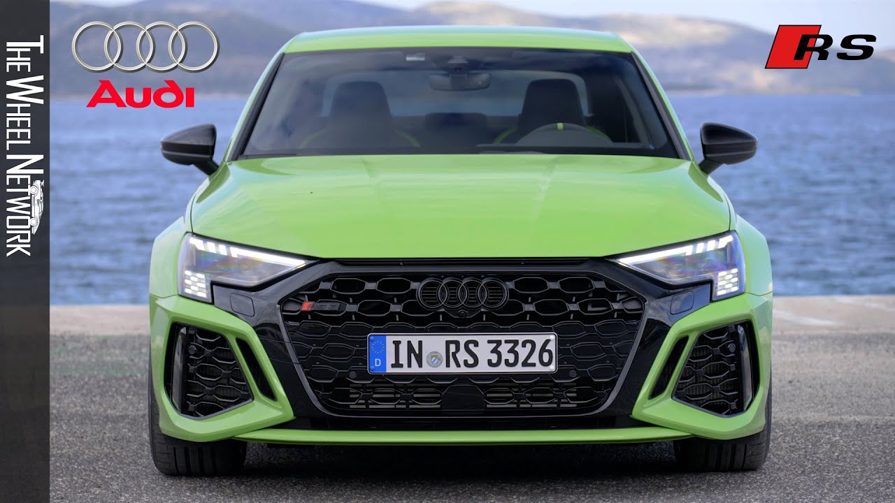 2022 Audi RS3 Sedan | Kyalami Green | Driving, Interior, Exterior