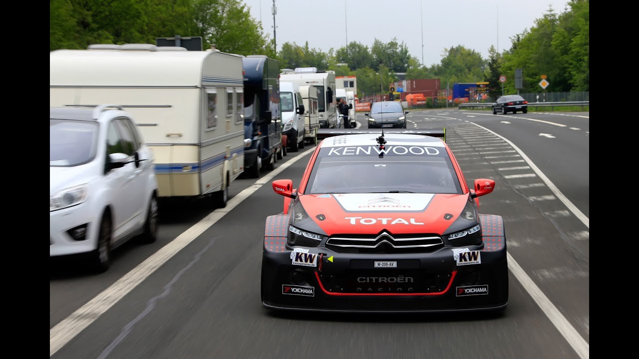 Before the Nürburgring Nordschleife - Citroën WTCC 2016