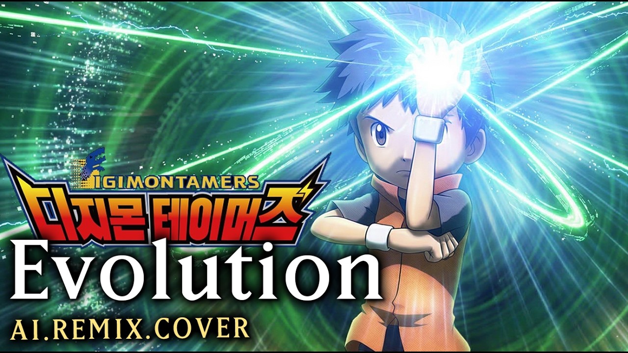 디지몬 테이머즈 Evolution Full.ver - REMIX [ 여자보컬 AI COVER  ]