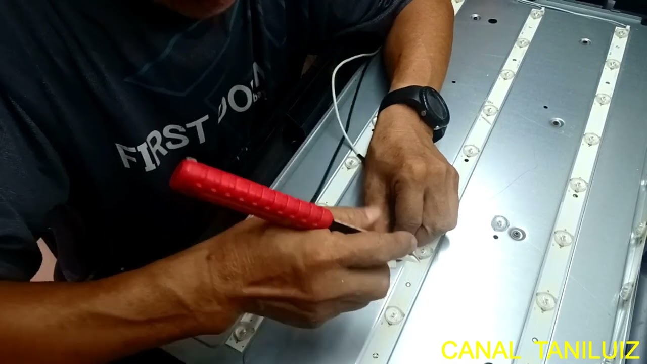 COMO RECUPERAR BARRAMENTO DE LED DE UMA TV