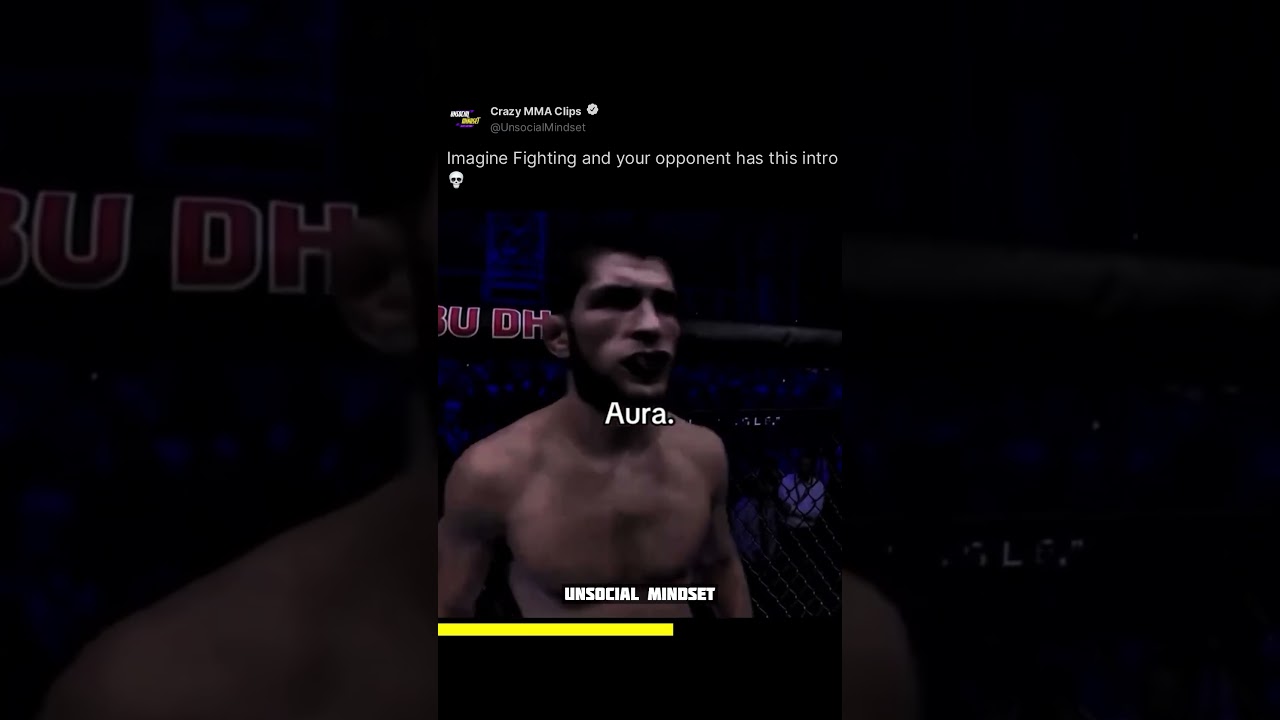 Khabib Aura Level Max 🤯💀 #ufc #mma #aura #unsocialmindset #khabib #khabibnurmagomedov
