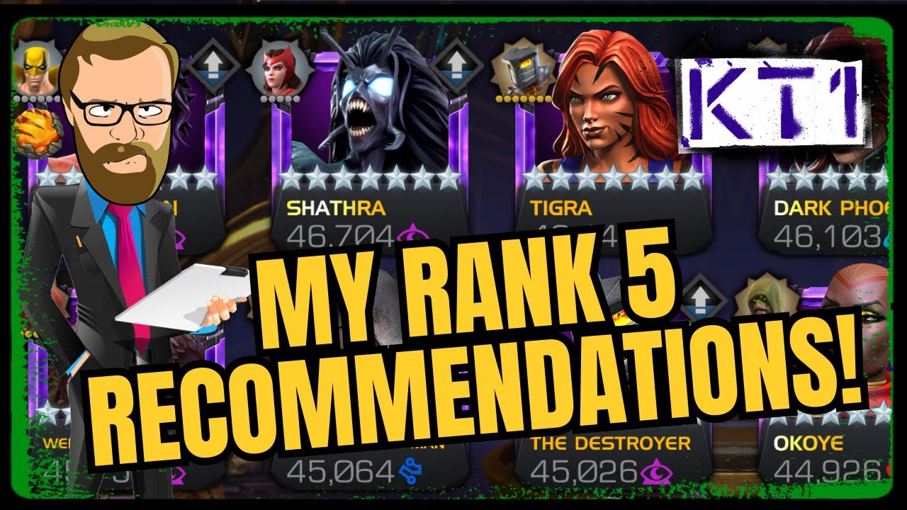Мои рекомендации по лучшим вариантам R5 в MCOC прямо сейчас!