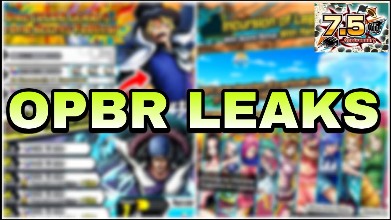 УТЕЧКИ OPBR: 3 новых экстремальных скаута и многое другое в One Piece Bounty Rush...