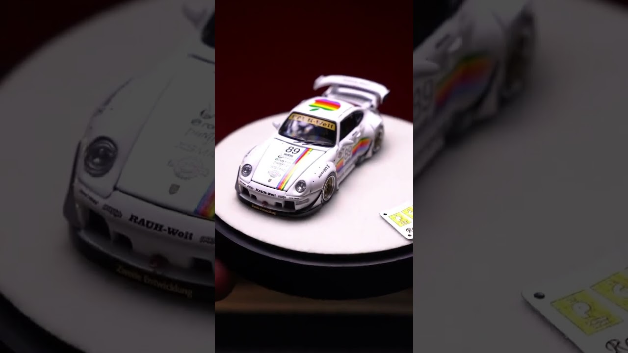PGM 1:64 Porsche 993 RWB Apple Exclusive Version #automobile #minigtcollector