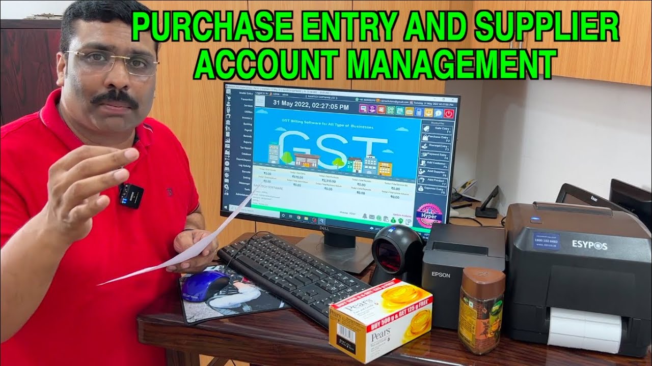 PURCHASE ENTRY AND SUPPLIER ACCOUNT MANAGEMENT RAINTECH POS BILLING SOFTWARE CALL Billing Software
