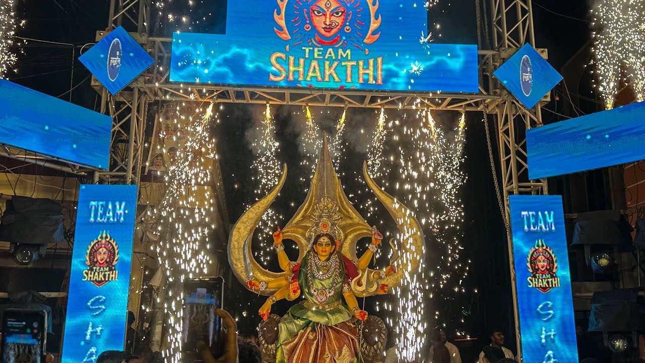 Durga Mata Aagman 2025 Hyderabad | DurgaDevi Aagman 2025 | Navaratri Pooja 2025 | Big Durga Mata