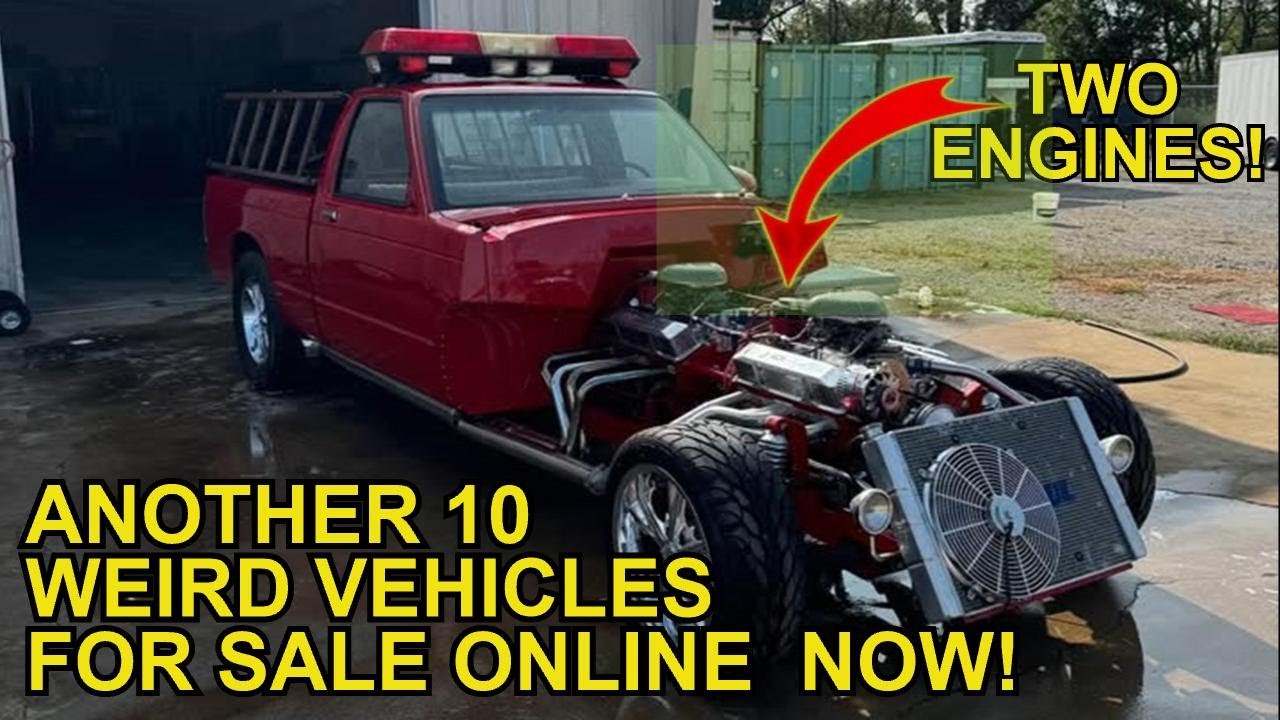 WEIRD VEHICLES WEDNESDAY! 10 Odd Vehicles Selling Online - Links to Ads in Video Description Below