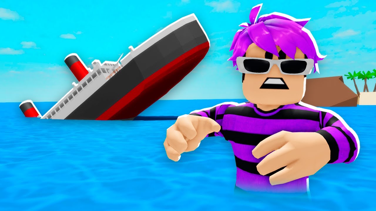 SOBREVIVI &agrave; um NAVIO NAUFRAGANDO NO BROOKHAVEN!