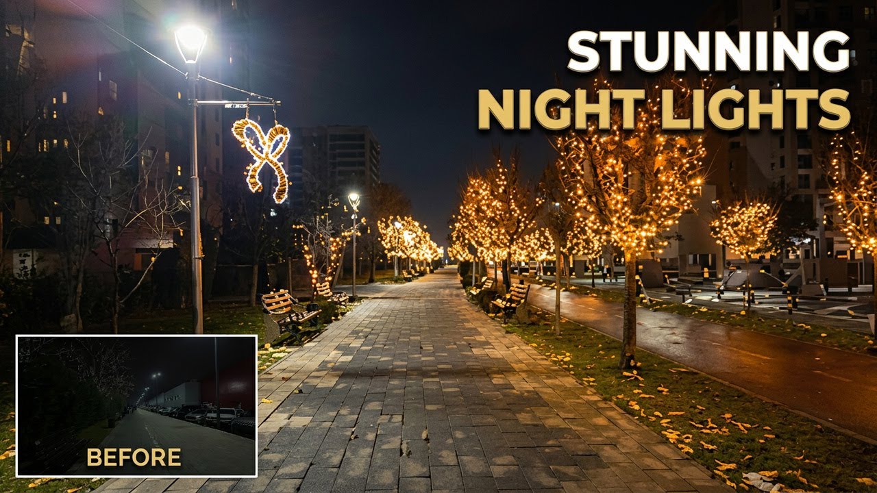 Dreamy Cotroceni Plaza District | Beautiful Night Walk Bucharest 4K