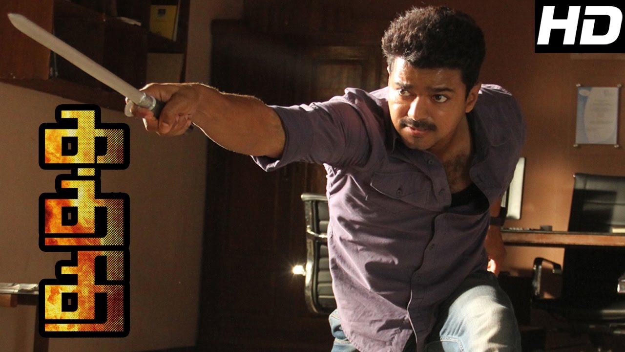 Kaththi Movie scenes | Vijay Fights with British Women | Vijay agrees for Neil Nitin Mukesh's deal