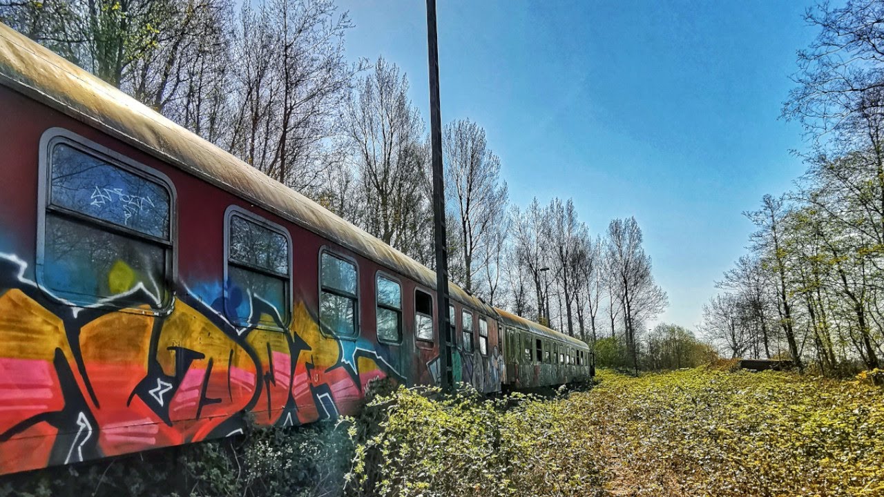 GEISTERZUG DER REICHSBAHN | Abgestellt auf einem verlassenen Bahngleis