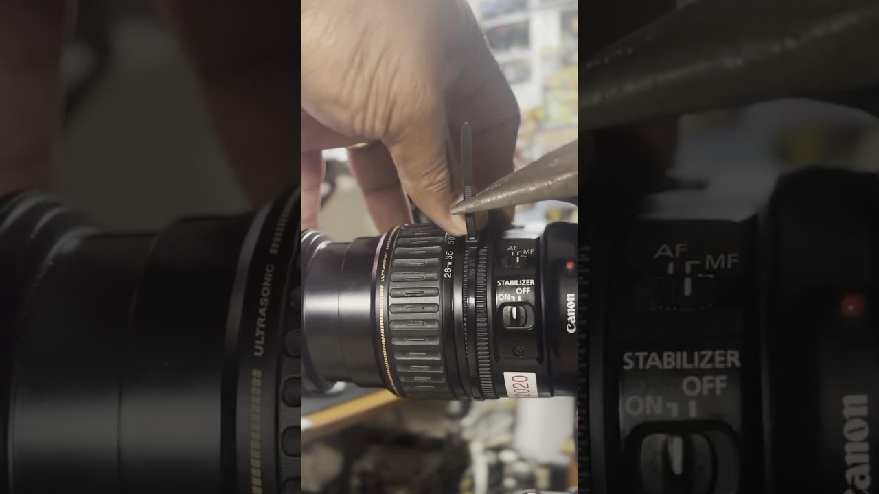 Focus pulling camera lenses hack