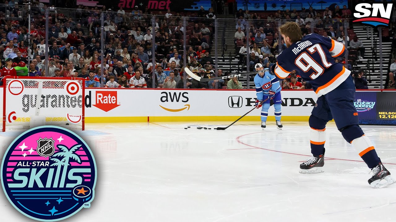 Connor McDavid DOMINATES Accuracy Competition With Perfect First Round