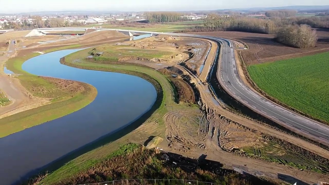 Mavic Mini - Canal Seine Nord Europe -Decembre2024