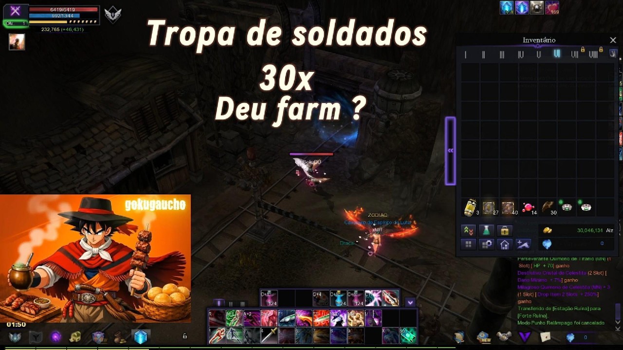 30x Tropa de soldados, deu farm? Projeto do 0 a 1kk de Power.