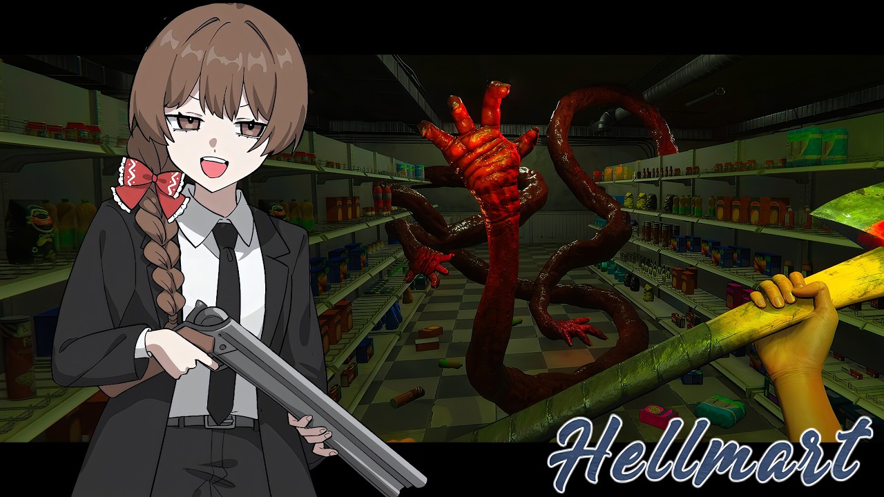 【ゆっくり実況】深夜のコンビニに訪ねてくる客が人間か化物か見極めろ【ホラーゲーム】【HELLMART】