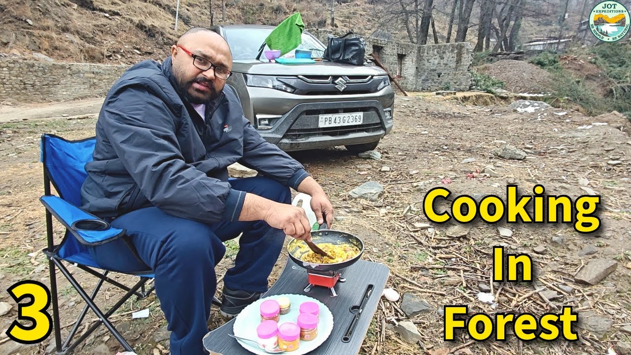(3) Manali Vibes 1.0 | Egg Cooking In Forest | Manali 2K26 1.0 | Winter Manali snow car Camping 2026