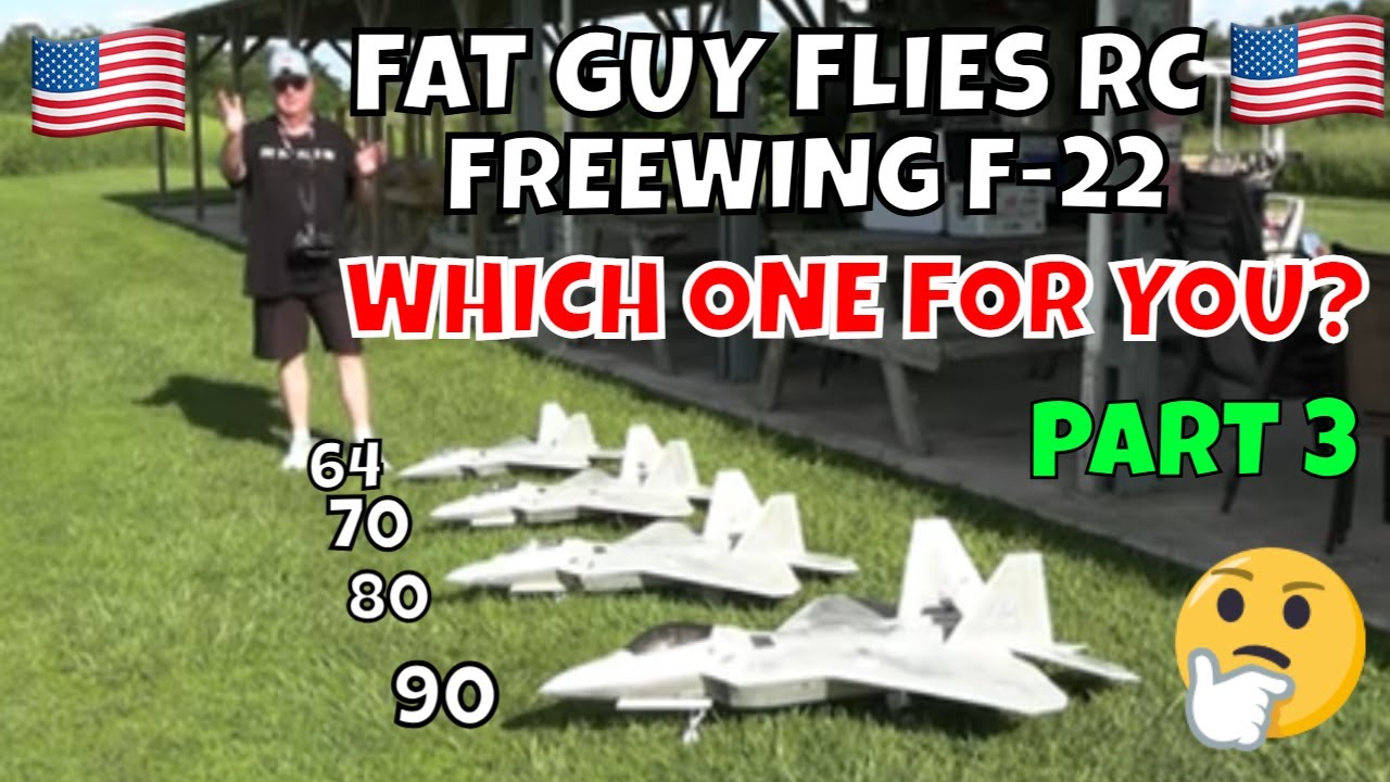 FREEWING F-22 ALL 4 BUT WHICH FOR YOU? PT 3 by FGFRC #aviation #rcjets
