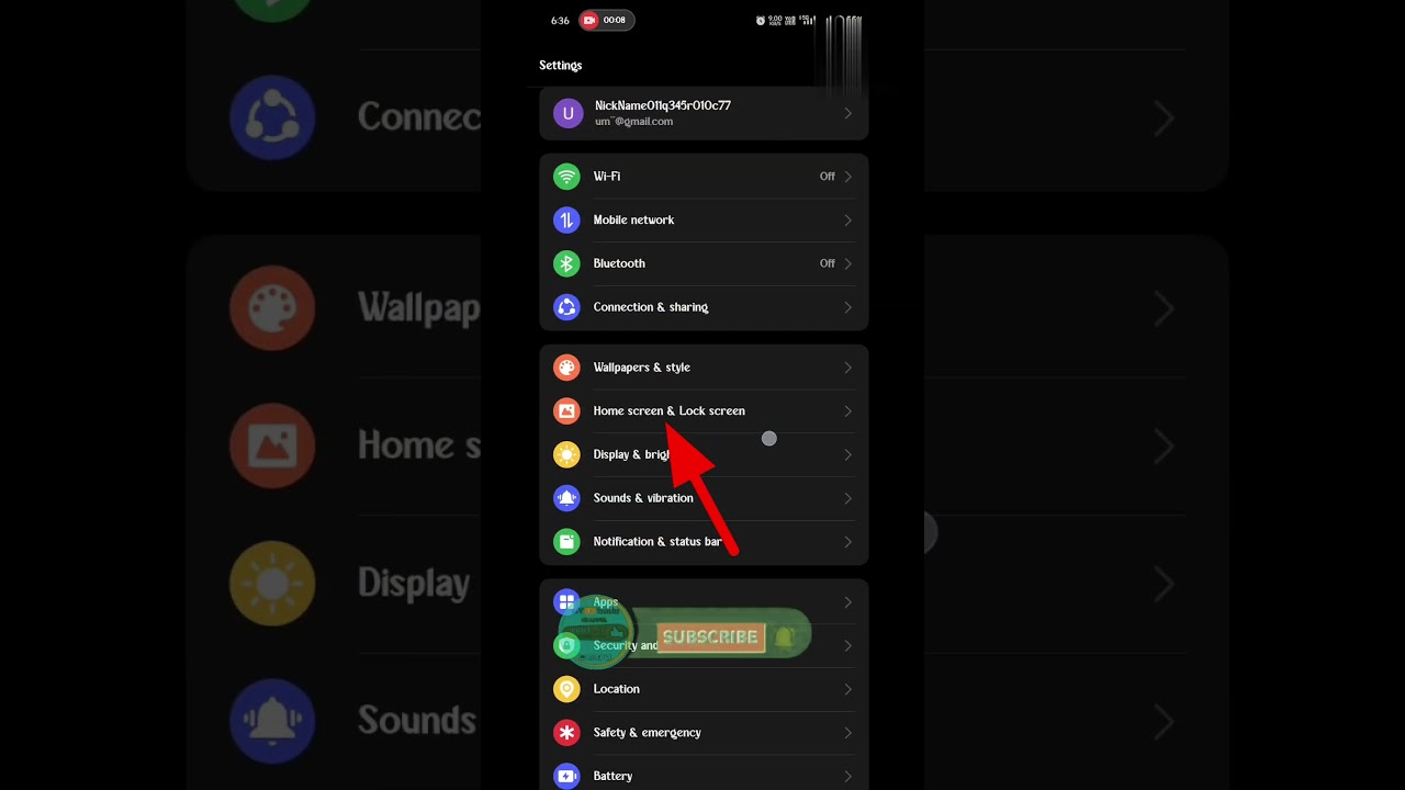 lock home screen layout #oppo #smartphone #lockho#short #shorts #ytviral
