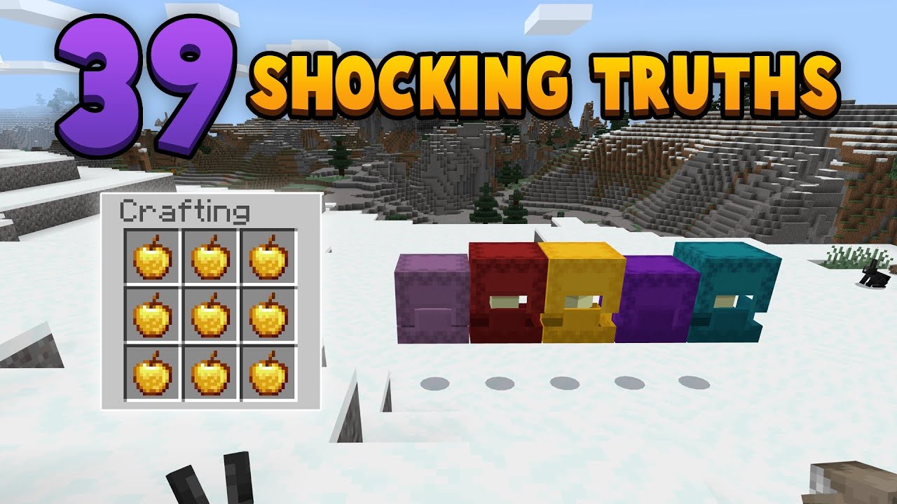 39 SHOCKING Truths You Didn't Know About Minecraft