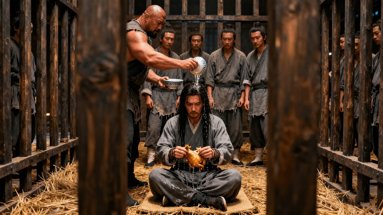 囂張獄霸欺負新囚犯，孰不知他竟是功夫高手，秒殺全場！ #功夫 #kungfu