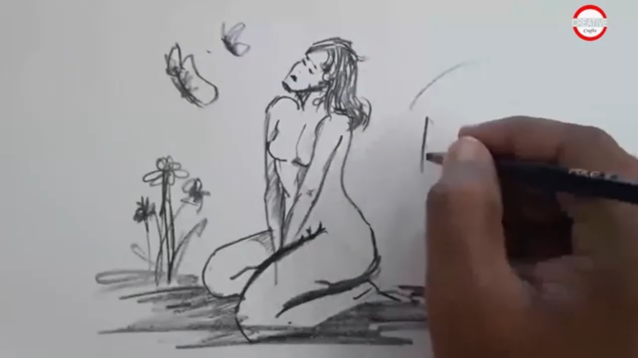 How to Draw a Nude Girl || 
