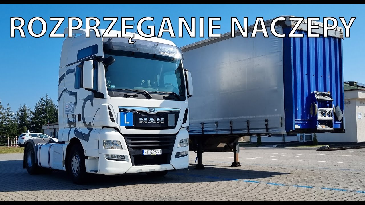 Rozprzganie naczepy | Instrukcja krok po kroku
