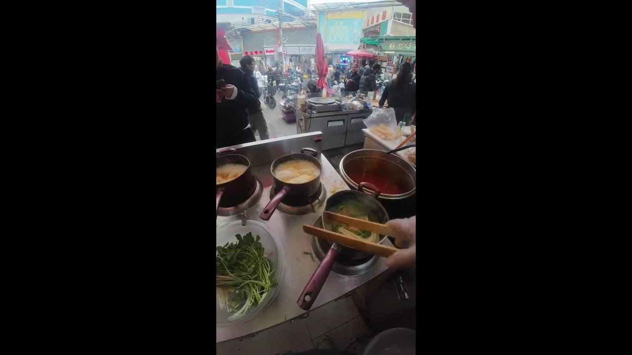 Live Hotpot Stall | First-Person Ingredient Selection & Broth Dipping | No Voiceover