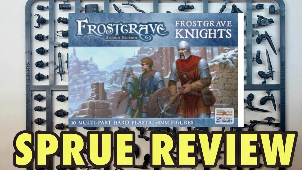 Давайте посмотрим на Frostgrave Knights | Обзор пластиковых миниатюр