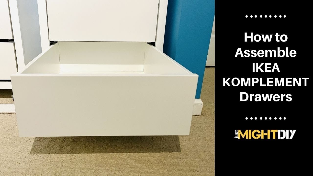 How to Assemble Ikea Komplement Drawers - Step by Step Ikea Tutorial