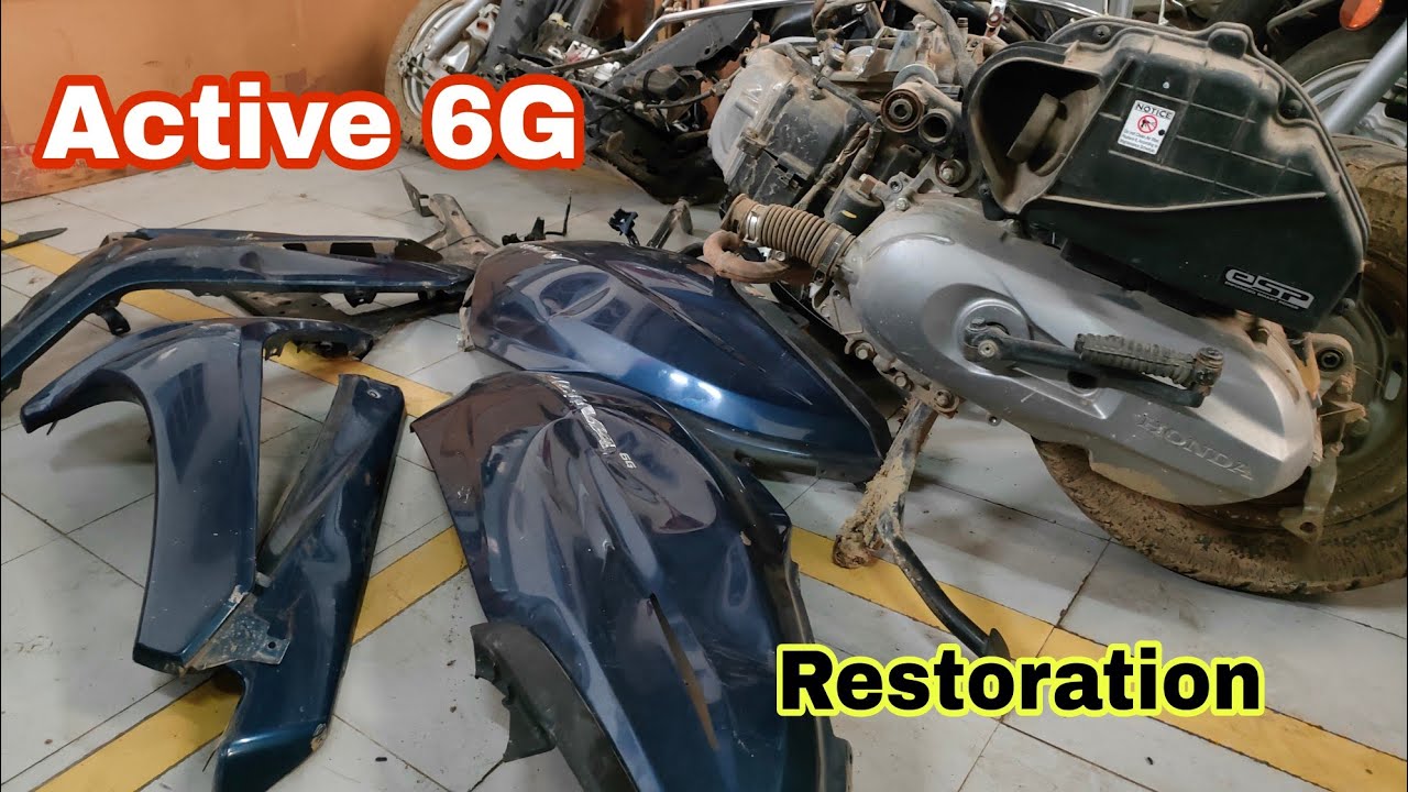 Honda Active 6G Full Denting and Painting and Restoration