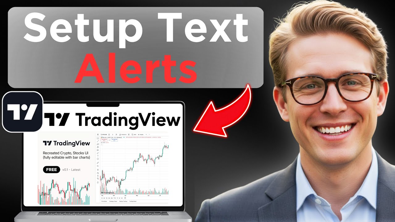 Как настроить текстовые оповещения в TradingView!! (Проверено)