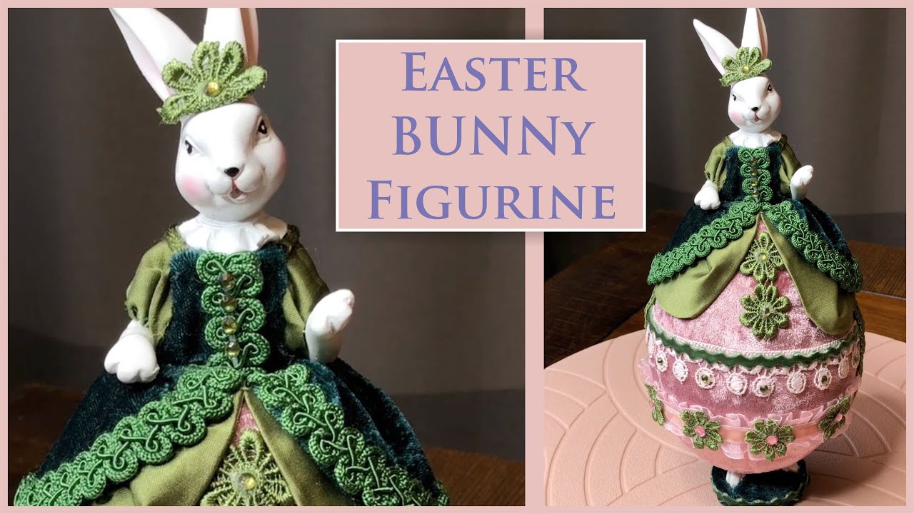 Easter Bunny Figurine | Bunnies Hopping Around the World Collab