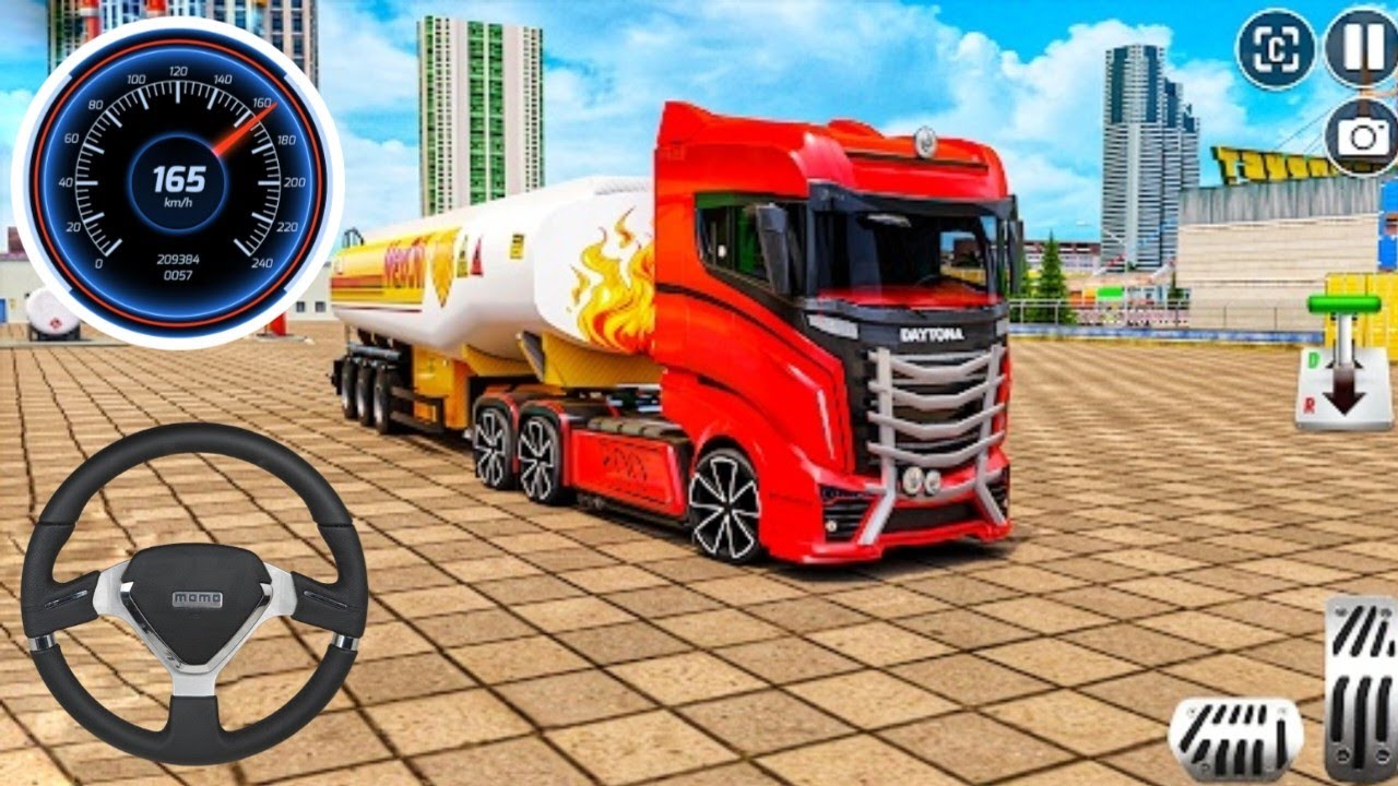 Us Oil Tanker Transport Driving Simulator - Heavy Cargo Transporter Truck Driver Android GamePlay