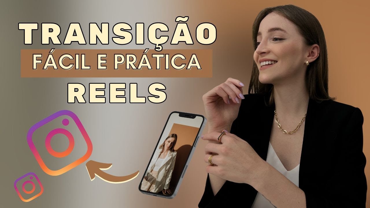 Como fazer uma transição FÁCIL e PRÁTICA no REELS e editar pelo INSTAGRAM