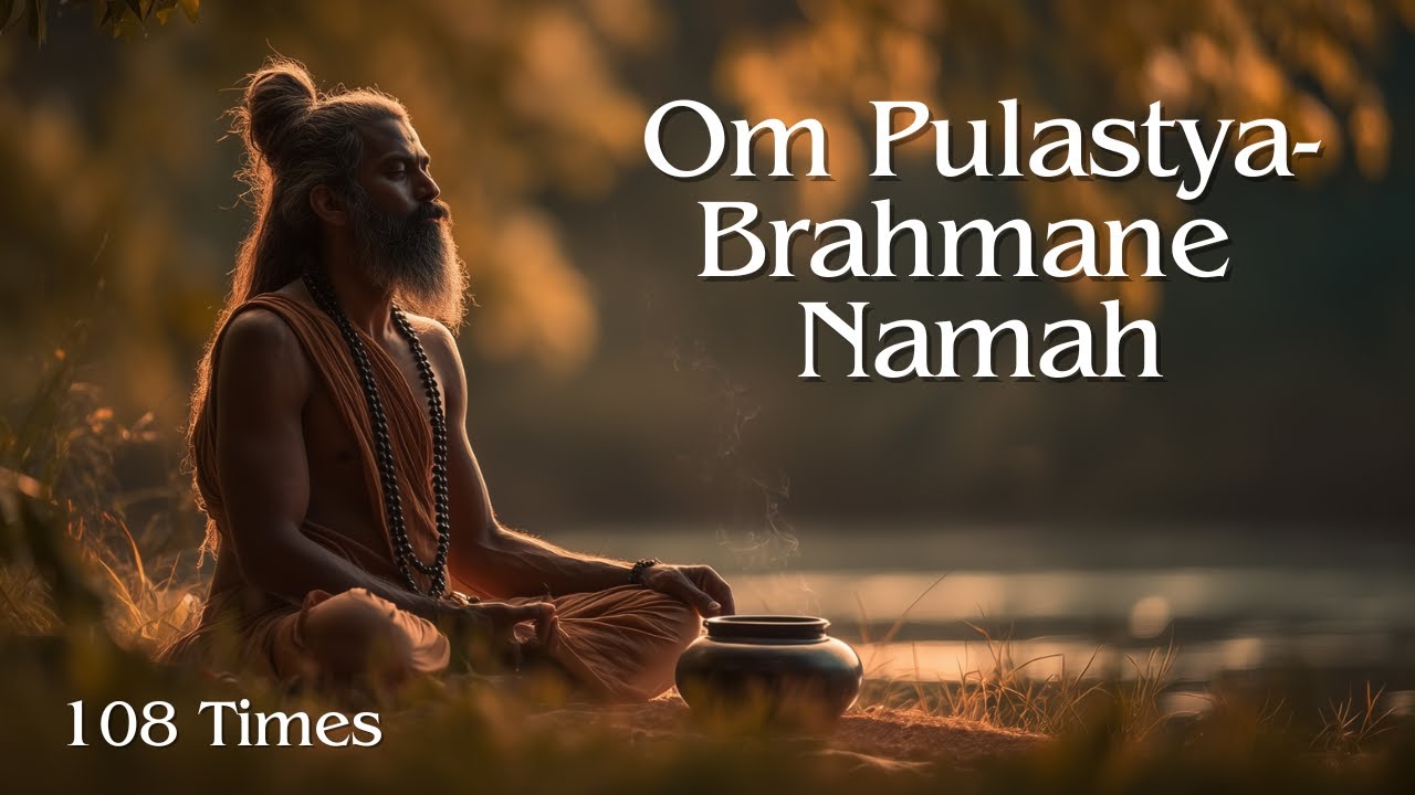 Om Pulastyabrahmane Namah 108 Times