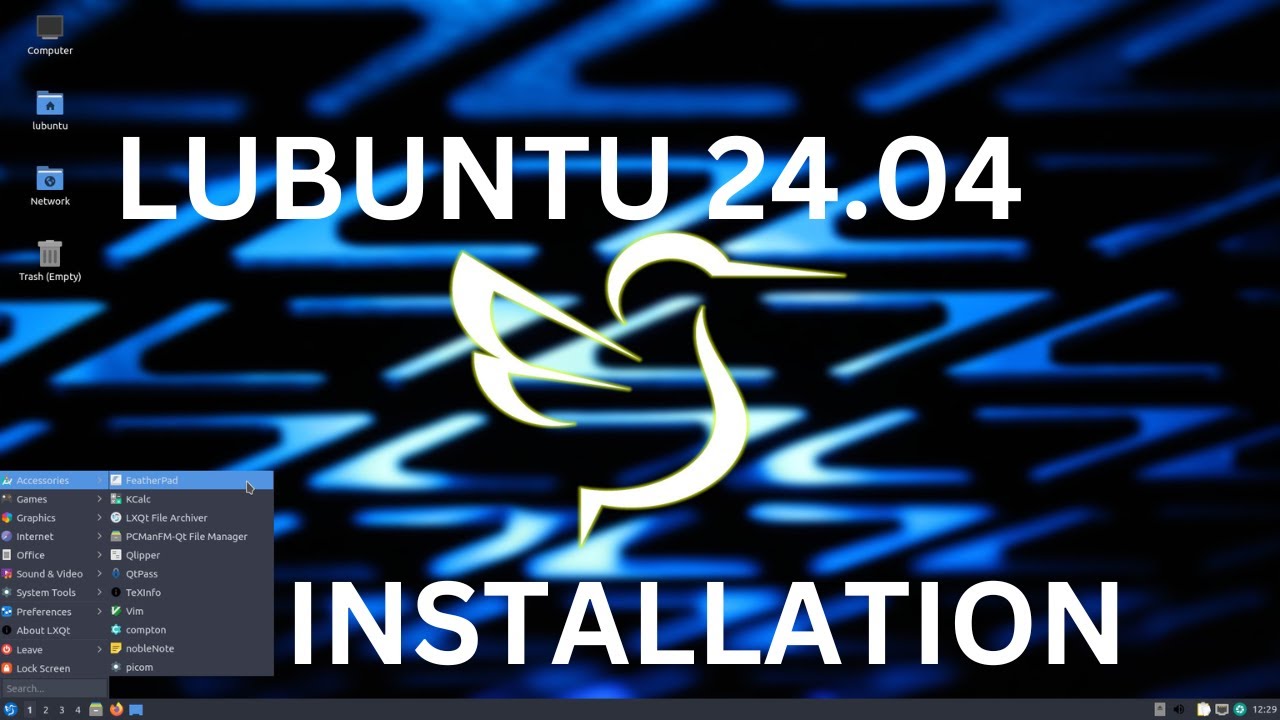 How to Install Lubuntu 24.04 Noble Numbat with Manual UEFI Partitions | Installing Lubuntu 24.04 LTS