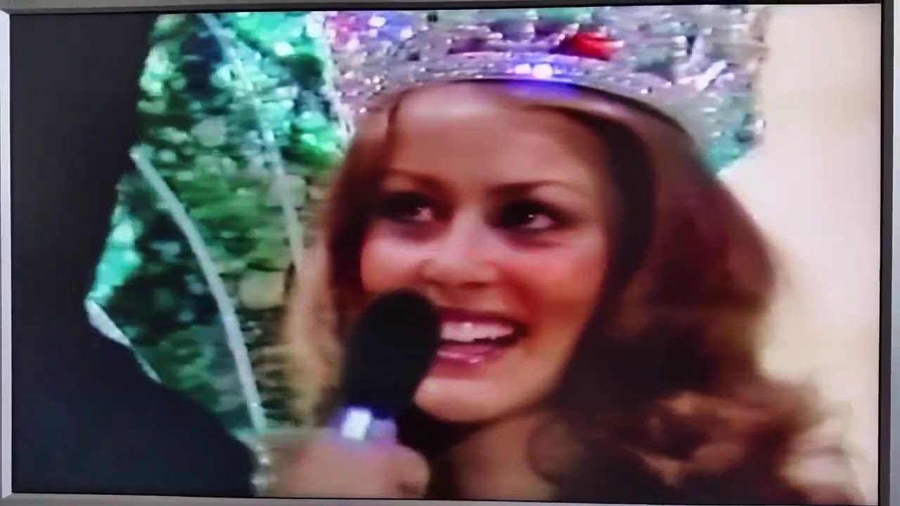 Crowning of Miss Great Britain 1977