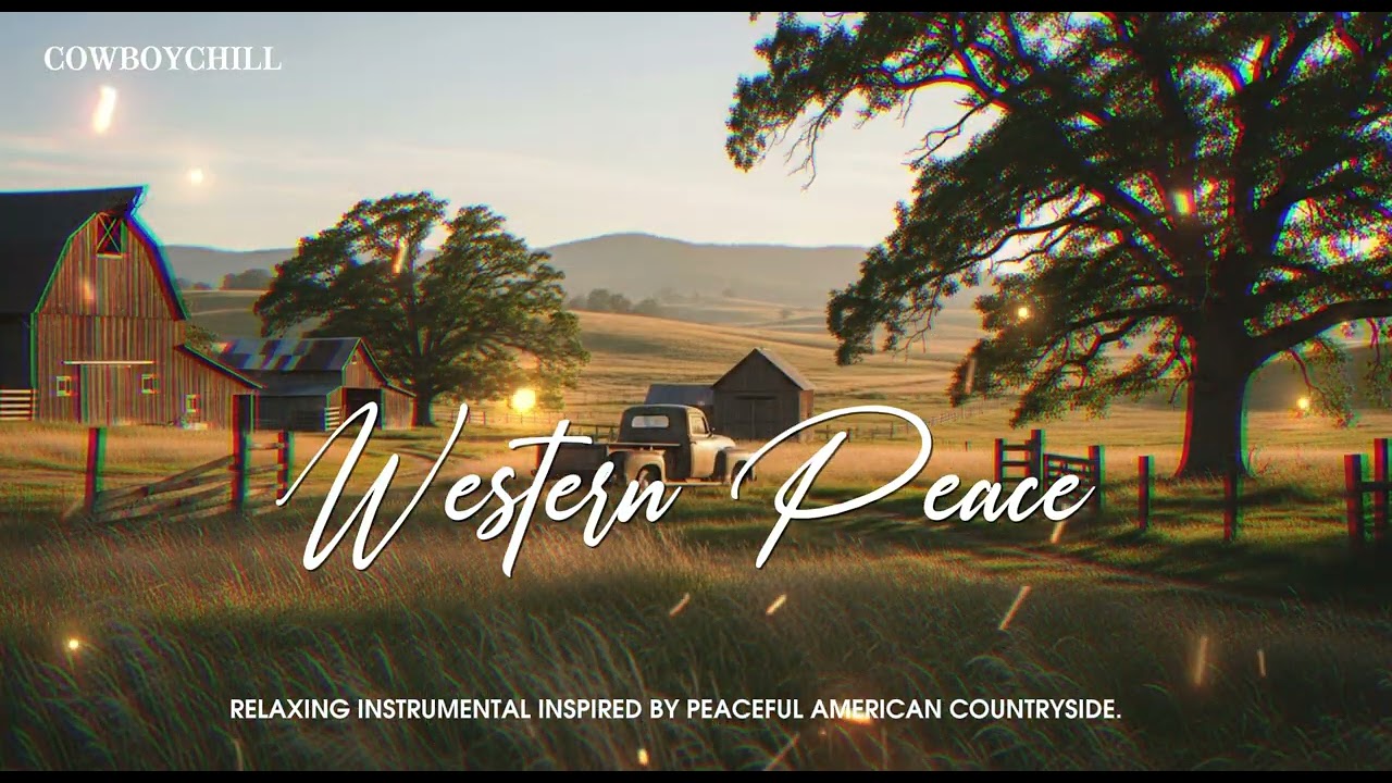 Country Chill Vibes 🌾 | Relaxing Western Guitar & Peaceful Cowboy Ambience – CowboyChill Music