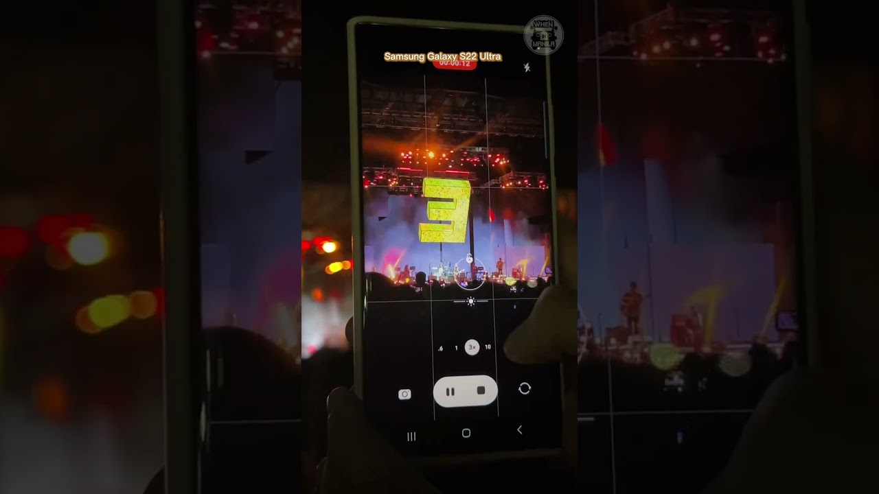iPhone vs Samsung Zoom Comparison at Eraserheads concert : iPhone 13 Pro vs Samsung S22 Ultra